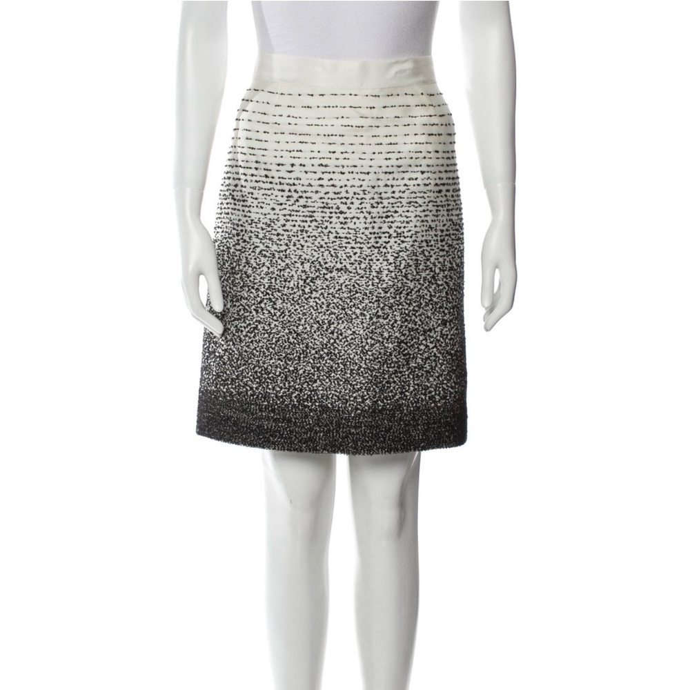 Kate spade Sz4 black and white tweed skirt